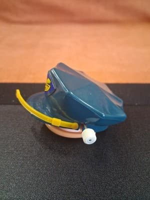 Vintage Tomy Police Hat Wind-Up To Mini-Pet Tomy Police Man RARE! toy As Is - Thumbnail 3
