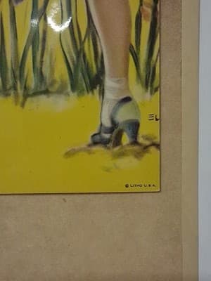 Elvgren Art Lithograph January 1959 & 1952 Pinup Girls Calendar - Thumbnail 11