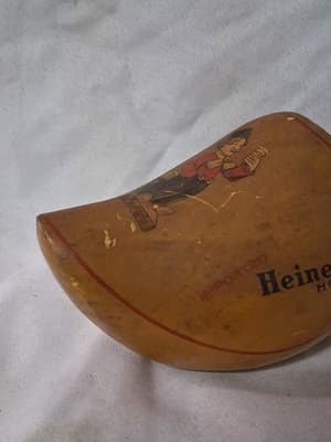 VINTAGE BAR IMPORTED HEINEKEN HOLLAND BEER WOOD WOODEN SHOE - Thumbnail 5