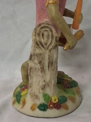 Vintage Resin Marching Band Monkey Playing Drum Figurine - Thumbnail 12