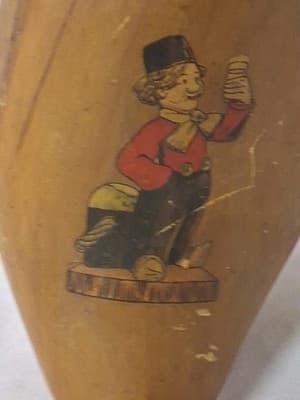 VINTAGE BAR IMPORTED HEINEKEN HOLLAND BEER WOOD WOODEN SHOE - Thumbnail 3