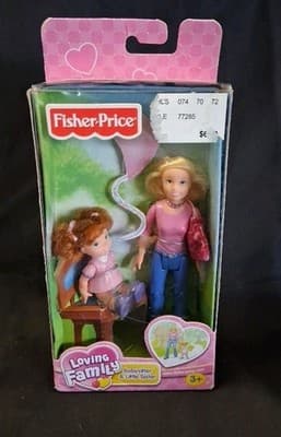 Fischer Price Loving Family "BABYSITTER & LITTLE SISTER" NEW Sealed 2002 READ!