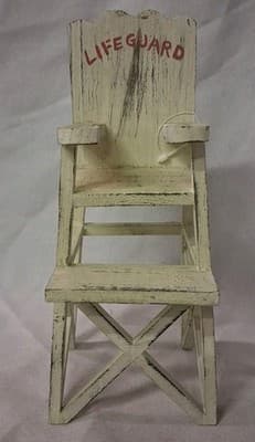 Miniature Wooden Lifeguard Chair ⛱️