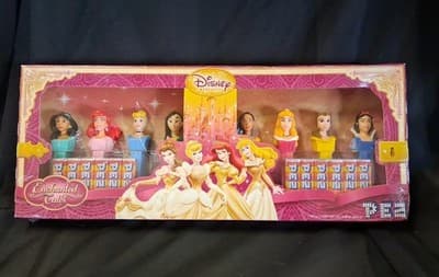 NEW Sealed PEZ Disney Princess Enchanted Tales Collector's Set Of 8 , See Photos