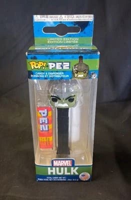 Funko Pez Marvel Pop! Pez Dispenser Ragnarok Hulk New
