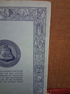 Vintage Telephone Almanac 1938, American Telephone & Telegraph Co, Seasons, Info - Thumbnail 8