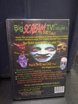 Big Scream TV Volume 1 &2 Funny Bones Halloween DVD Monster Party Illusions New - Thumbnail 5