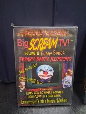Big Scream TV Volume 1 &2 Funny Bones Halloween DVD Monster Party Illusions New - Thumbnail 2