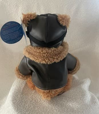 BRASS BUTTON BEARS RALPH THE AVIATOR PLUSH NEW WITH TAGS - Thumbnail 4