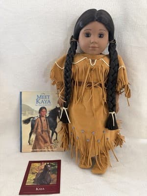 American Girl Doll Kaya 2002 Pleasant Company with Book