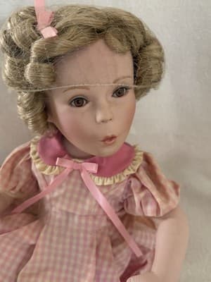 Shirley Temple Doll~Danbury Mint~Bear Hugs For Shirley~New With Box - Thumbnail 6
