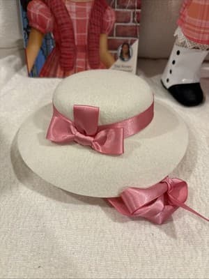 American Girl Of Year Marie Grace Doll Meet Outfit Accessories Necklace Hat Fan - Thumbnail 5