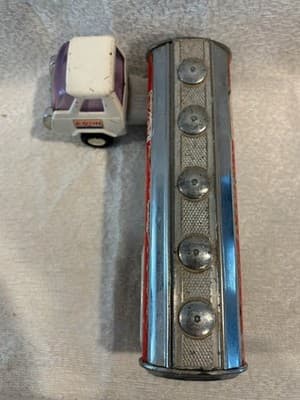 Buddy L Exxon Road Service Oil Tanker Vintage Diecast Truck and Trailer - Thumbnail 3