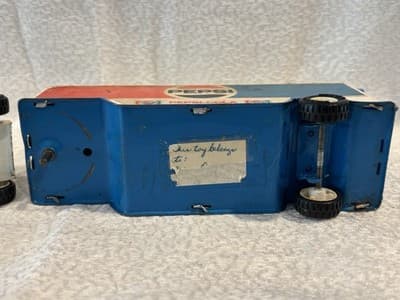 VINTAGE 1970'S BUDDY L PEPSI TRACTOR TRAILER TRUCK - Thumbnail 13