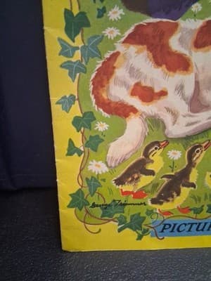 AROUND The FARM, Picture Book, 1946, #3403 - Thumbnail 4