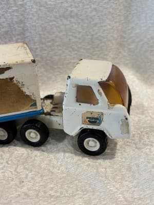VINTAGE 1970'S BUDDY L PEPSI TRACTOR TRAILER TRUCK - Thumbnail 6