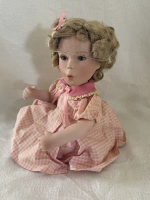 Shirley Temple Doll~Danbury Mint~Bear Hugs For Shirley~New With Box - Thumbnail 9