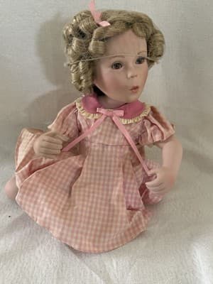 Shirley Temple Doll~Danbury Mint~Bear Hugs For Shirley~New With Box - Thumbnail 7