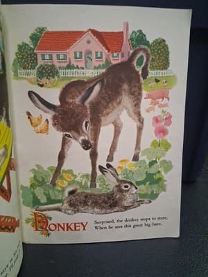 AROUND The FARM, Picture Book, 1946, #3403 - Thumbnail 7