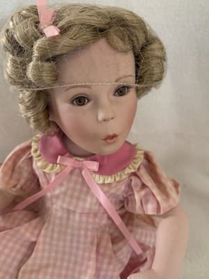Shirley Temple Doll~Danbury Mint~Bear Hugs For Shirley~New With Box - Thumbnail 5