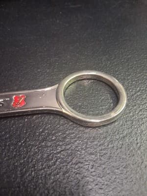 Vintage 8” Inch Becks Beer "Life Beckons" Solid Metal Bottle Opener Small Chip - Thumbnail 5