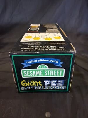 Giant Big Bird PEZ CRYSTAL HEAD Musical Dispenser Limited Edition NIB - 13" - Thumbnail 10