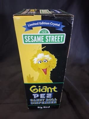 Giant Big Bird PEZ CRYSTAL HEAD Musical Dispenser Limited Edition NIB - 13" - Thumbnail 9