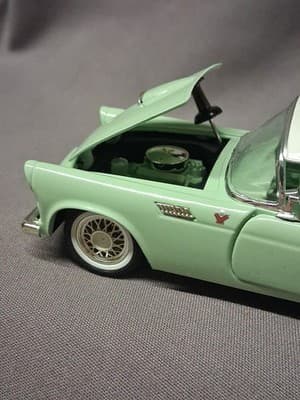Arko Products 1955 Ford Thunderbird 1/32 scale diecast green - Thumbnail 7