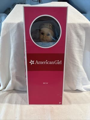 American Girl Mia (Rare Retired), Orig. Outfit, Ice Skates/Bag, Book- Exc. Cond. - Thumbnail 10