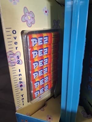 Huge Bunny Pez Dispenser Plays Here Comes Peter Cottontail Music NIB Rabbit Pez - Thumbnail 3