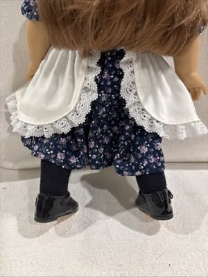 Pleasant Company 1990 Tan Body Samantha in a First Year 1990 Play Dress - Thumbnail 9
