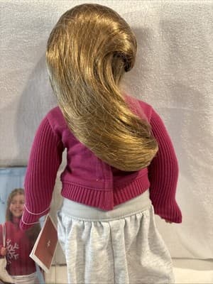 American Girl Mia (Rare Retired), Orig. Outfit, Ice Skates/Bag, Book- Exc. Cond. - Thumbnail 9