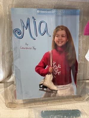 American Girl Mia (Rare Retired), Orig. Outfit, Ice Skates/Bag, Book- Exc. Cond. - Thumbnail 7