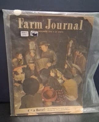 November 1949 FARM JOURNAL Magazine Great Cover Story & Ads Vintage