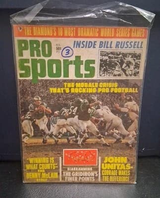 Pro Sports 1968 Inside Bill Russell-The Denny McLain Story Magazine