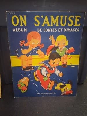 Lot Of 2 Vintage French Children’s Books From The 1940’s Published In Montreal - Thumbnail 3