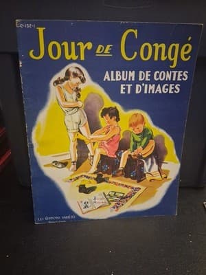 Lot Of 2 Vintage French Children’s Books From The 1940’s Published In Montreal - Thumbnail 8