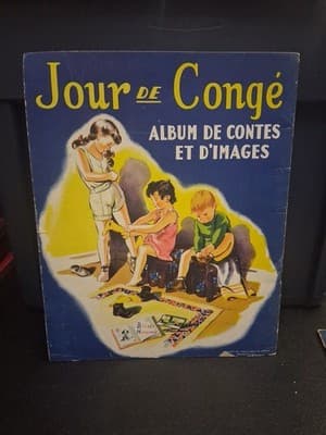 Lot Of 2 Vintage French Children’s Books From The 1940’s Published In Montreal - Thumbnail 12