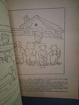 Lot Of 2 Vintage French Children’s Books From The 1940’s Published In Montreal - Thumbnail 4