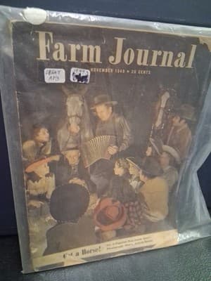 November 1949 FARM JOURNAL Magazine Great Cover Story & Ads Vintage - Thumbnail 2