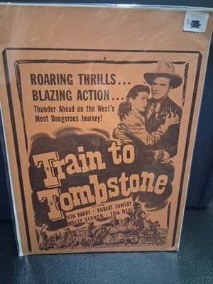 ~Vintage Train to Tombstone Movie Handbill~1950~Original Handbill~Rare - Thumbnail 2