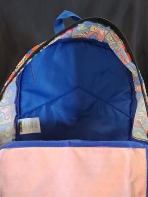 2024 Nintendo Super Mario Kids 16” Single Backpack School Bag Bioworld - Thumbnail 9