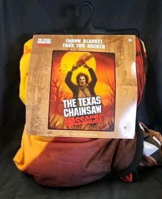 Officially Licensed The Texas Chainsaw Massacre 50x60 Spencer's Throw Blanket