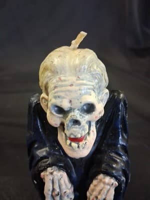 Vintage Spooky Ghoul Candle Unused - Thumbnail 2