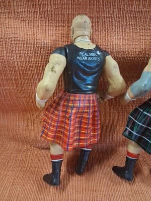 WWE HEADBANGERS Mosh & Thrasher WWF Jakks Pacific Tag Team Figures/ W Skirt - Thumbnail 6