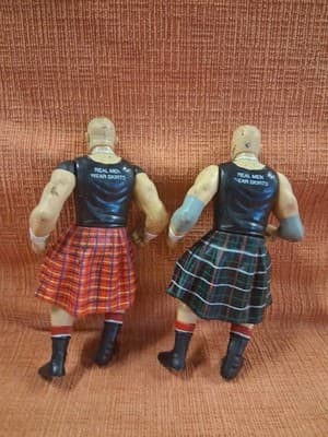 WWE HEADBANGERS Mosh & Thrasher WWF Jakks Pacific Tag Team Figures/ W Skirt - Thumbnail 5