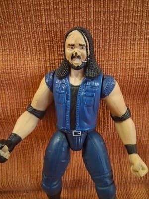 1997 WWF WWE Jakks Crush Managers Series 1 Wrestling Figure Brian Adams DOA - Thumbnail 2