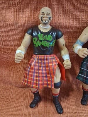 WWE HEADBANGERS Mosh & Thrasher WWF Jakks Pacific Tag Team Figures/ W Skirt - Thumbnail 2