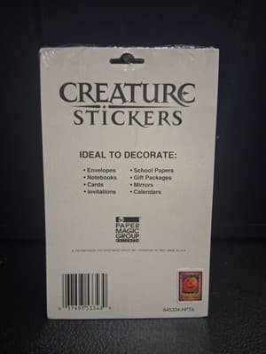 Halloween Paper Magic Group Creature Stickers Ghoul Monster Zombi Pack of 36 - Thumbnail 2