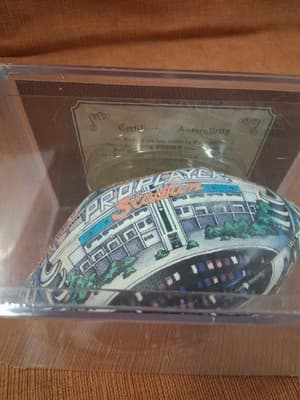 Unforgettaball Limited Edition Stadium Mini Football With Case Pro Player COA - Thumbnail 6